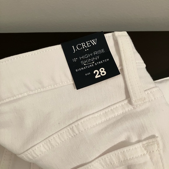 J. Crew Factory 10" high-rise skinny jean in signature stretch NWT Size 28 - Picture 12 of 13